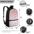 thumbnail image 5 of Uourmeti Wear Resistant Backpack for Hiking Daily Use, 17 Inch Big Storage Space School Backpack, Floral Pattern, 5 of 6