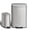 Silver, variant on Garvee 13.2 Gallon Stainless Steel Kitchen Trash Can with Lid, 1 Inner Bucket, Brown