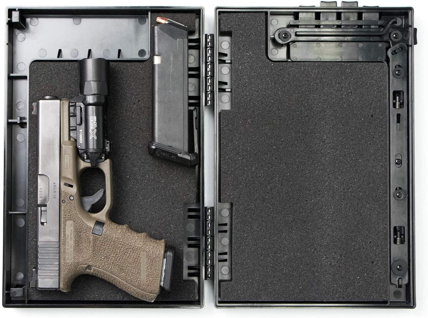 SB101 Black StopBox Instant Access Handgun Lock Box 