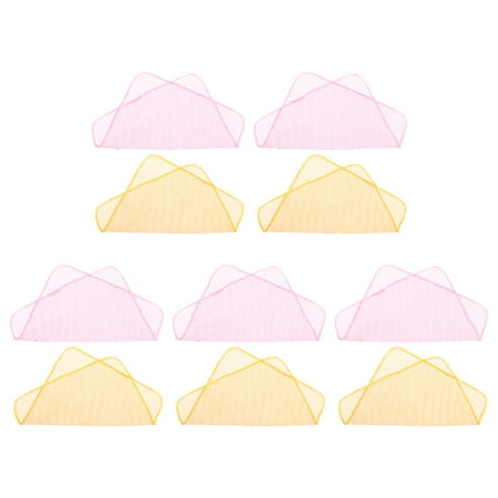

NUOLUX 10Pcs Mesh Dish Cloth Non Scratch Dish Towels Mesh Dish Scrubbers Bowl Washcloth for Kitchen