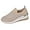 Khaki, variant on Women's Fashion Shoes – Lightweight Wedge Sneakers, Mesh surface Walking Shoes for Casual Wear