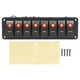 thumbnail image 2 of Armox Marine Boat Rocker Switch, RV Boat Yacht Combination Panel de Interruptor de 8 Posiciones Partes de Repuesto de Yates de Bote Rojo, 2 of 7