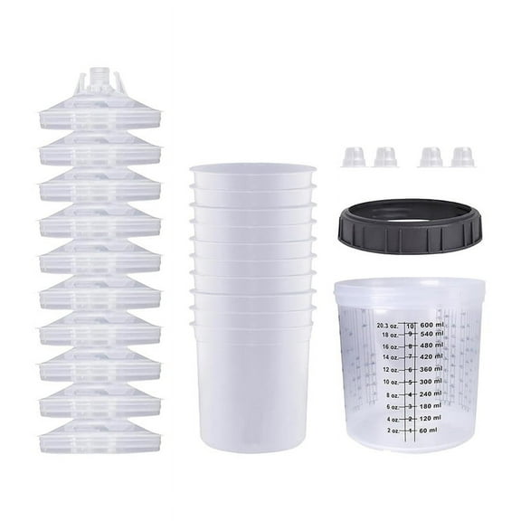 Paint Mixing Containers Paint Sprayer Cup Liners 800ml