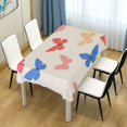thumbnail image 4 of Yayeee Tablecloths 54" x 54" Rectangle Wrinkle Resistant Party Table Cover, Red Butterflies, 4 of 8