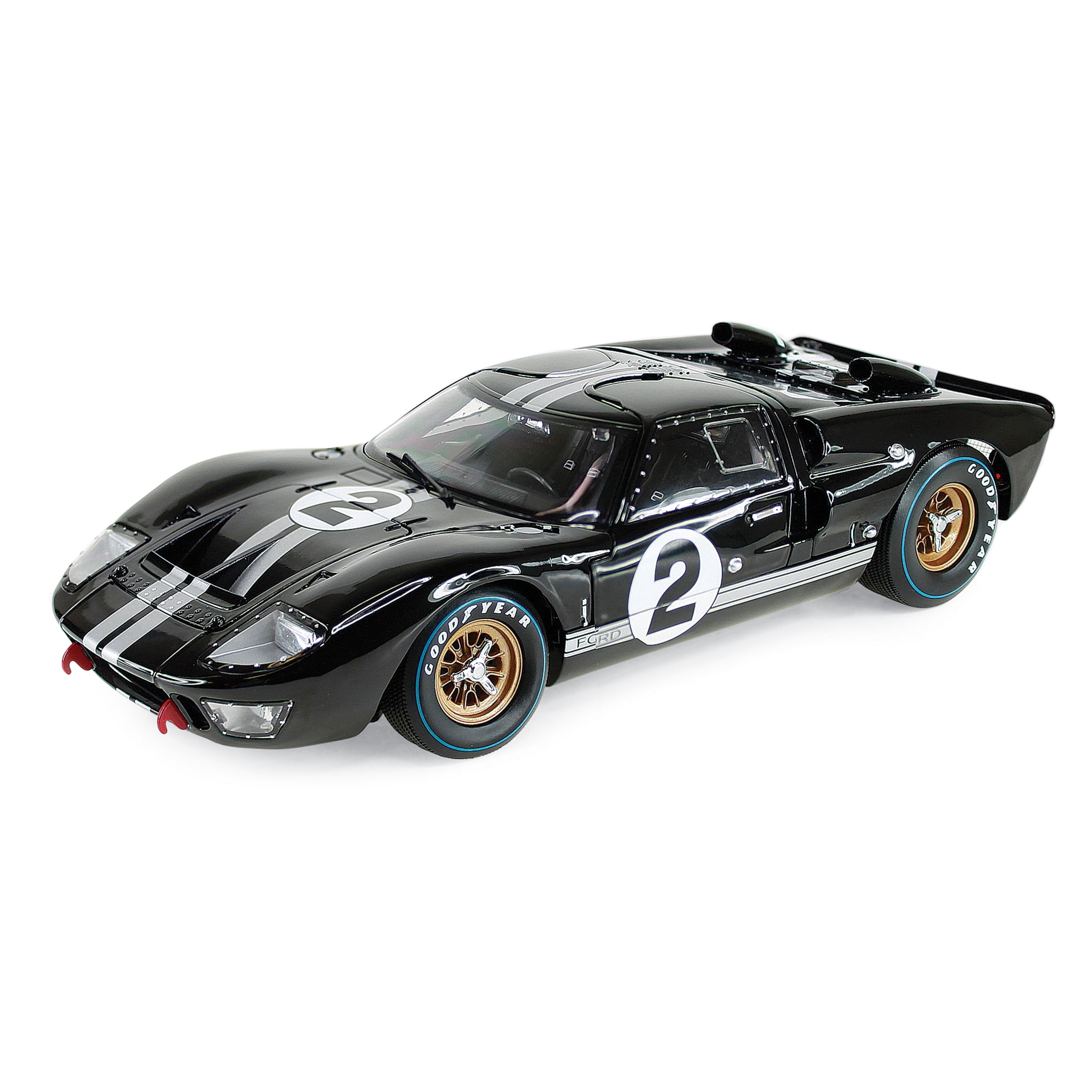 1966 Ford GT40 MK II Shelby Collectibles 1:18 Scale White Diecast Car NEW IN BOX 
