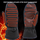 thumbnail image 4 of Manoplas calefactoras eléctricas USB para patinaje de esquí cálido de invierno, guantes calefactores con carga de tesoros, 4 of 5