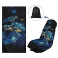 thumbnail image 5 of Xixirimido Sea Turtle Palm Leaf Print Car Seat Towel Covers Car Accessories Athletic Running Towel Post Workout Sweatproof Washable Bucket Seat Cover Non Slip for Outdoor Sport2Pack, 5 of 8