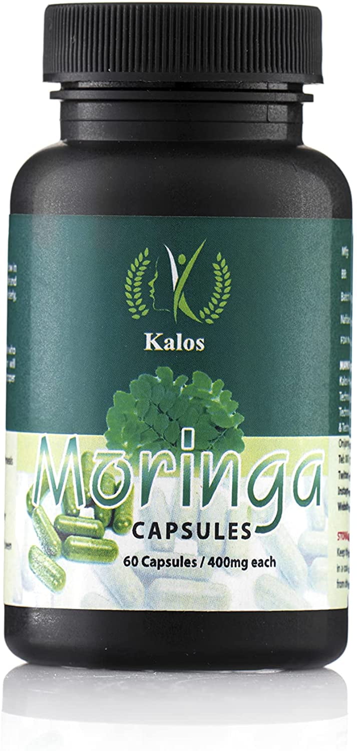KALOS MORINGA CAPSULES. Organic Moringa 100 Pure Allnatural