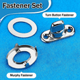 thumbnail image 5 of 20 Sets Marine Grade Twist Lock Fasteners Turn Button Eyelet and Stud, for Canvas Fastener Buttons, 5 of 9