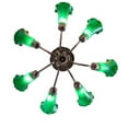 thumbnail image 2 of Meyda Lighting 24" Wide Green Tiffany Pond Lily 7 Light Chandelier - N/A, 2 of 6