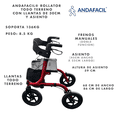 thumbnail image 2 of Andafacil® | Rollator Todo Terreno 30cm, 2 of 8