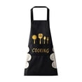 thumbnail image 1 of ZZHZGZ on Sale Kitchen Aprons with Pockets – Proof Cooking Apron with Hand Wiping Towels Adjustable Chef Aprons for & for Home Bbq Restaurant Café Use, 1 of 4