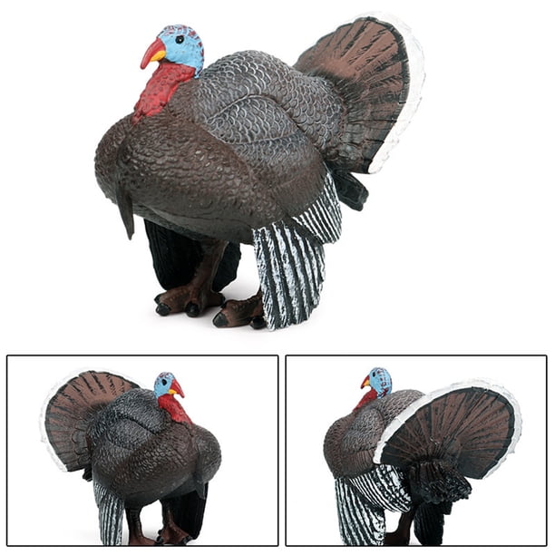 Gwong Juguete Simulación Turquía Animal PVC Estatuilla Modelo Juguete DIY Fairy Garden Decoración Gwong 30003490