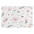thumbnail image 2 of Floral Ladybug Dots Pattern Soft Comfy Area Rugs Carpet Suitable for Living Room Kitchen Bedroom Laundry Room Home Decorations 23.6"x35", 2 of 6