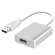 thumbnail image 1 of Convertidor de audio y video USB a HD 1080P multifuncional y práctico, color blanco, 1 of 8