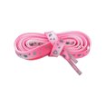 thumbnail image 2 of INSPIRE CHIC Unisex Colorful Reflective Heart Flat Athletic Shoe Laces for Sneakers 1 Pair Red Pink 100cm/39.4", 2 of 4