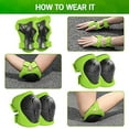 thumbnail image 4 of Kids Protective Gear Set Knee Pads for Kids 3-14 Years Toddler Knee and Elbow Pads with Wrist Guards 3 in 1 for Skating Cycling Bike Rollerblading Scooter, 4 of 5