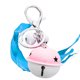 thumbnail image 1 of unbranded Llavero Metal Rosa Con Campana Y Encantador Ideal Para De, 1 of 8
