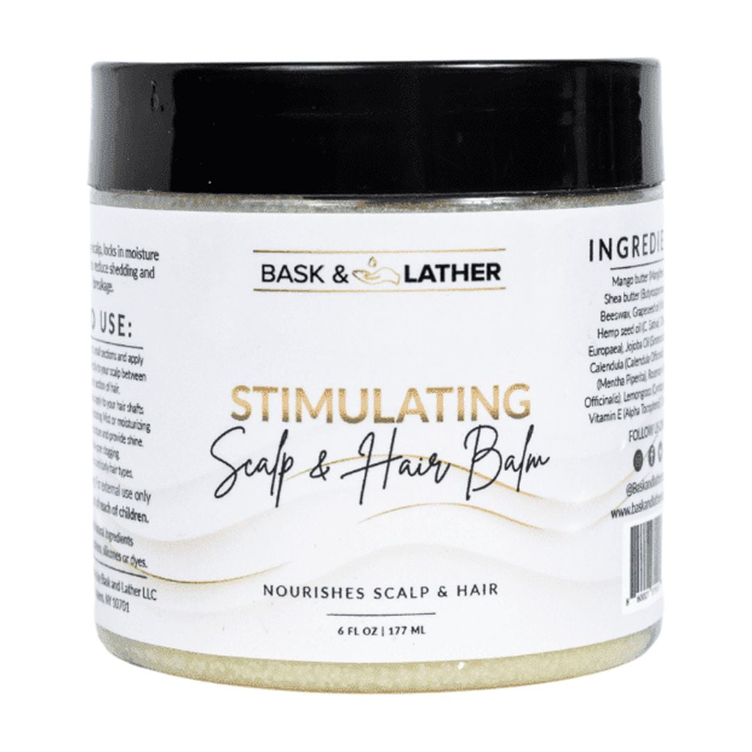 Bask & Lather Scalp & Hair Balm 6 oz
