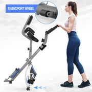 Pooboo 4-in-1 Folding Magnetic Exercise Bike Indoor Cycling x Bike  Arm Resistance Bands 220