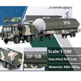 thumbnail image 2 of 1:100 Dongfeng Modèle de Véhicule Missile 5B en Alliage Simulation Modèle Militaire Chinois TAPDRA Pièce de Rechange, 2 of 4