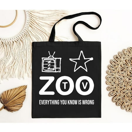 vintage U2 Zoo Tv By Abel 2017 S to Made in the USA Tote Bag-TH22881