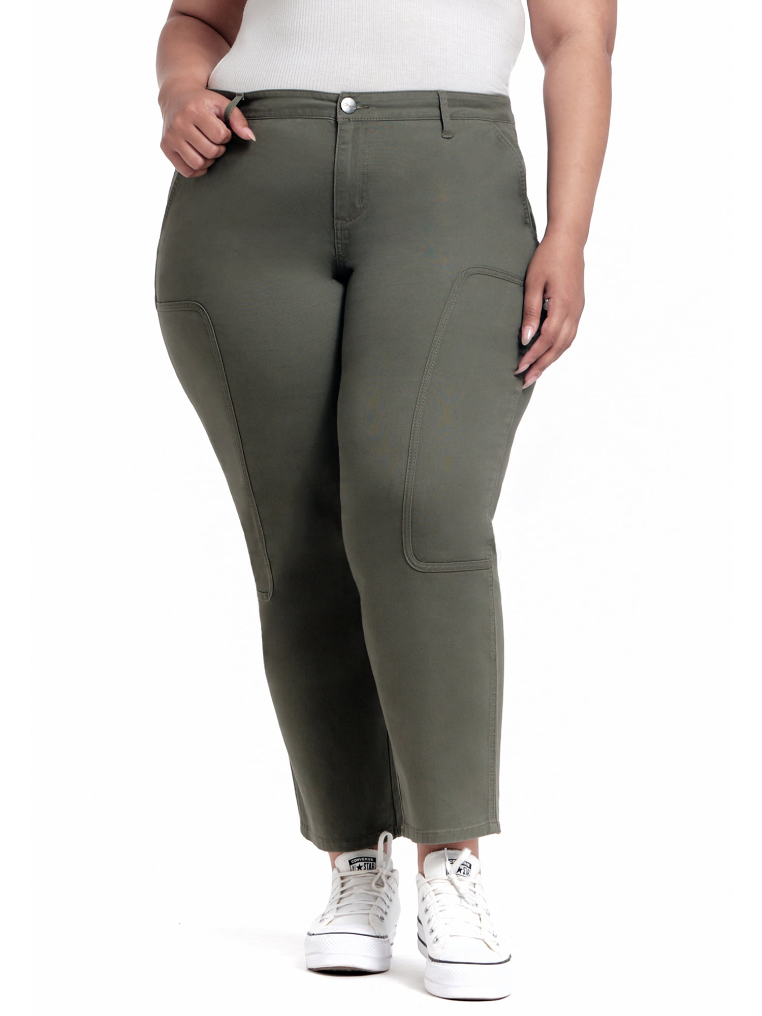 A3 Denim Women's Plus Size Carpenter Pants - Walmart.com