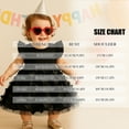 thumbnail image 3 of Baby Girl Butterfly Dress Tutu Ruffle Sleeveless Dresses Photograph Party Outfits Birthday Gift, 3 of 7