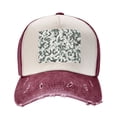 thumbnail image 2 of Men Women Print Camouflage Pattern Baseball Cap Golf Dad Hat Adjustable Low Profile Cotton Hat, 2 of 7