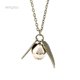 thumbnail image 2 of Collar Colgante De Harry Potter Y The Deathly Hallows Gold Snitch Joyería Unisex, 2 of 3