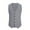 Gray, variant on IROINNID Men's V-Neck Sleeveless Stripes Casual Single-breasted Vest Gilet Fit Breathable Business Streetwear Jacket