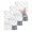 white, variant on Happy Easter Kitchen Dish Towels for Drying Dishes Set of 3, Spring Rabbits Polka Dots Watercolor Waffle Weave Microfiber Hand Tea Bathroom Towels Quick Dry & Absorbent Towel 15.7x23.6