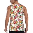 thumbnail image 3 of Haiem Pineapple Flower Men Workout Tank Top Gym Bodybuilding Sleeveless Muscle T Shirts Athletic Tank Breathable Workout Shirt-X-Large, 3 of 9