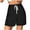 A2 Black, variant on snilers Women's Hiking Shorts Quick Dry Lightweight Stretchy Athletic Shorts with Pockets Outdoor Golf Active