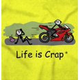 thumbnail image 2 of Biker Motorcycle Accident Boyfriend Men's Graphic T Shirt Tees Brisco Brands 2X, 2 of 6