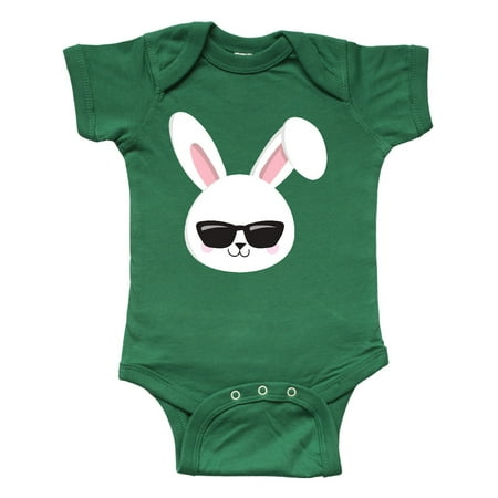 

Inktastic Cute Bunny White Bunny Bunny Wearing Sunglasses Gift Baby Boy or Baby Girl Bodysuit