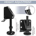 thumbnail image 4 of Adjustable Leg Leveler, 4 Pack Leveling Feet Heavy Duty Leg Levelers Adjustable Furniture Levelers With Screws, Lock Nuts And Wrench For Large Furnitu, 4 of 5