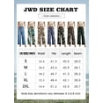 thumbnail image 4 of JWD Women's Wide Leg Pants with Pockets High Waist Adjustable Knot Loose Casual Trousers Business Work Casual Pants Black Large, 4 of 11