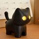 thumbnail image 2 of Llavero con luz nocturna de gato negro, bola de presión brillante, mini juguete sensorial con sonido y luz LED para adultos amantes de los gatos., 2 of 8