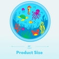 thumbnail image 3 of Joyfy 5ft Splash Pad Sprinkler,Non-Slip Outdoor Water Toys Play Mat for Toddlers Kids Dogs,Outside Thickened Sprinkler for Girls Boys Pets, 3 of 7