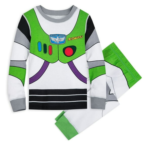 Disney Buzz Lightyear PJ PALS for Kids Size 10 Toy Story Multicolor