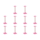 thumbnail image 1 of Soporte para Pantalla Aleación Aluminio Vertical Suspensión () Rosa, 1 of 4