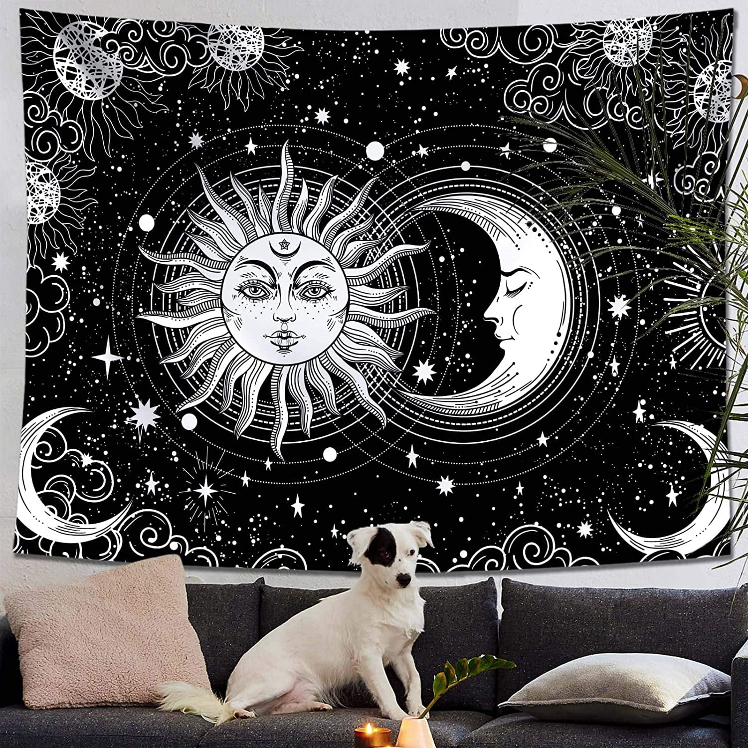 Moon and star tapestry new arrivals