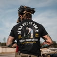 thumbnail image 2 of Combat Iron After Hours Hoe'n Hoochie Daddy Services Men's T-Shirt – Comfortable & Durable Black Tee, Size L, 2 of 5