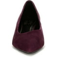 thumbnail image 4 of Naturalizer Women's Natalia Kitten Heel Pointed Toe Pump Deep Plum Purple Suede 9XW, 4 of 5