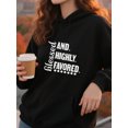 thumbnail image 4 of Christian Bible Verse Hoodie for Men Women, Faith Pullover Hooded Sweatshirt, Cozy Cotton Poly Blend, Inspirational Casual Outfit, 4 of 5