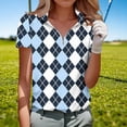 thumbnail image 5 of Qiyinn Women's Golf Polo Shirts Short Sleeve Quarter Zip Pullover Moisture Wicking Workout Tops, 5 of 5
