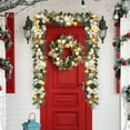thumbnail image 7 of GOGRANT 6 FT Christmas Garland with Lights, Silver Pre-Lit Xmas Garland with 20 LED Lights with Timer for Mantle Staircase Table, Battery Operated Winter Garland, 7 of 7