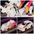 thumbnail image 2 of Toy Car lavekywasa, un robot de coche deportivo transformable con unicornio, 2 of 7
