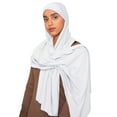thumbnail image 2 of Lroveb Scarf for Women Muslim Head Scarf Solid Color Long Wrap Scarves Cotton Fashion Scarves, 2 of 4